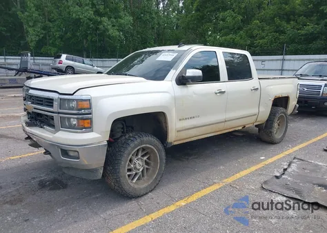 2014 Chevrolet Silverado 1500 2Lz из США, поврежденный, VIN 3GCUKSEC5EG155558